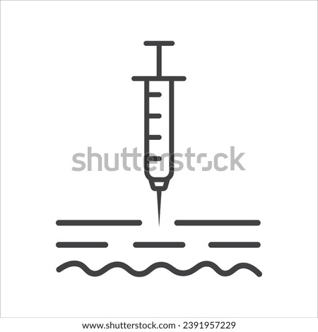 injections icon vector illustration symbol