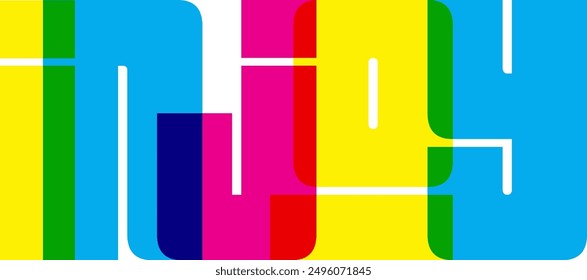 Text-Effekt genießen Sie unser Leben, Text genießen Sie unsere Lebensqualität voll T Shirt Design