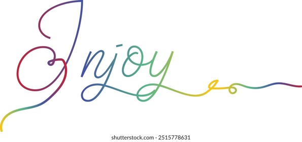 texto de injoy, cor de gradiente texto de injoy, vetor de injoy, design de texto