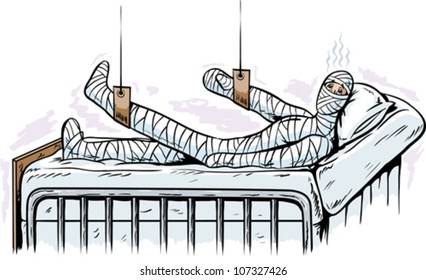 Injured man