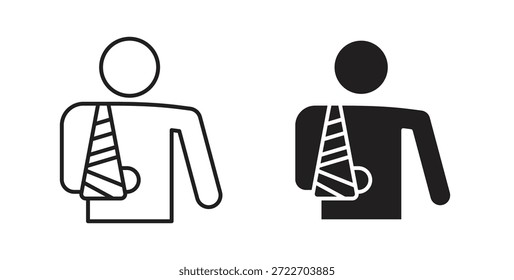 Ícone de lesões vetor isolado Ilustração. Pictograma vetorial para web e app