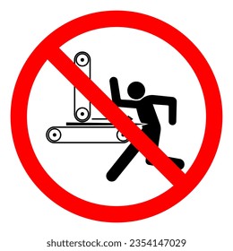 Injury Hazard Kickback Hazard Symbol Sign, Vector Illustration, Isolate On White Background Label .EPS10