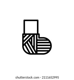 Injury icon vector illustration logo template for many purpose. Isolated on white background.