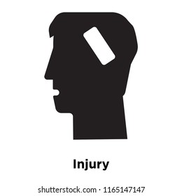 Injury icon vector isolated on white background, Injury transparent sign , medical health symbols