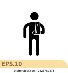 injury icons  symbol vector elements for infographic web
