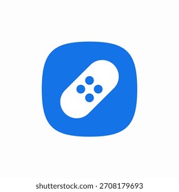 Vector de signo de parche de lesión