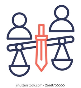 Elemento De Icono De Injusticia Para Diseño Y Vector