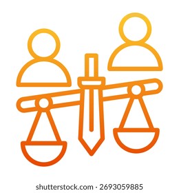 Elemento De Icono De Injusticia Para Diseño Y Vector