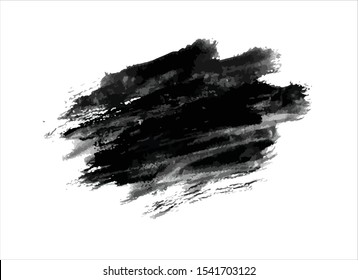 Vector de fondo de trazo de pintura abstracta