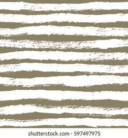 Ink abstract strips seamless pattern. Background with artistic strips and row in sketchy style. Design element for backdrops and textile in grey and white colors. Vector illustration