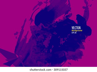 ink background abstract painted watercolor vector color grunge