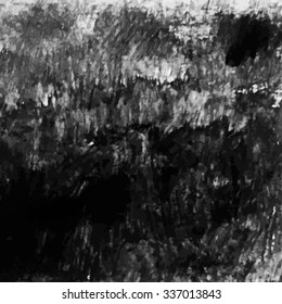 Ink background, brush texture, black and white.
