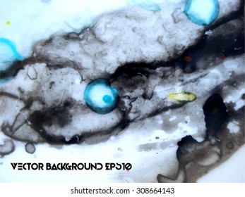 Ink background. Modern emotion art. Background for web design. 