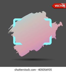 Ink backgrounds painted by brush. Vector illustration. Ink. Brush.