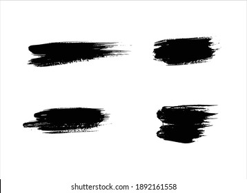ink black abstract paint stroke background