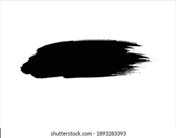 fondo de trazo de pintura abstracto de tinta negra