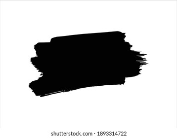 ink black abstract paint stroke background