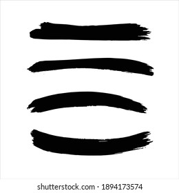 ink black abstract paint stroke background