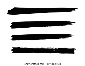 fondo de trazo de pintura abstracto de tinta negra