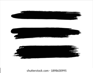 ink black abstract paint stroke background