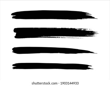 ink black abstract paint stroke background