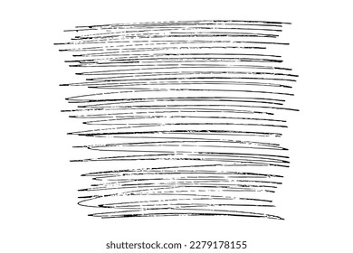 Ink black abstract paint stroke isolated on white background. Vector design elements, illustration, EPS 10.