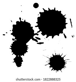 Ink Pen Ink Blot On White Stock Photo (Edit Now) 122869900