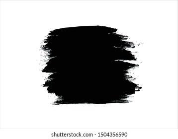 ink black paint stroke background watercolor vector illustration design