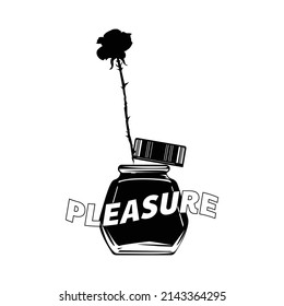 ink and black roses illustration ready eps 10 format