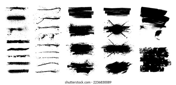 Brush strokes.ai Royalty Free Stock SVG Vector and Clip Art