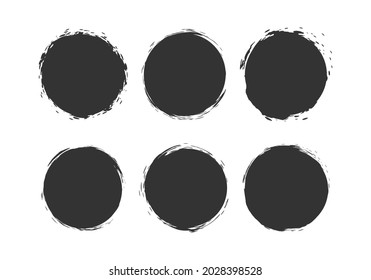 ink black stroke element, brush ornament.
