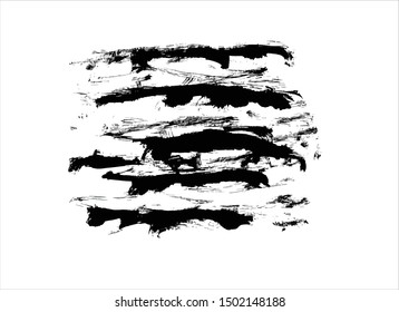 ink black vector texture watercolor  paint stroke design background