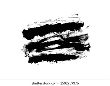 ink black vector texture watercolor  paint stroke design background