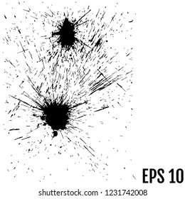 ink blobs isolated vector illustration for your design