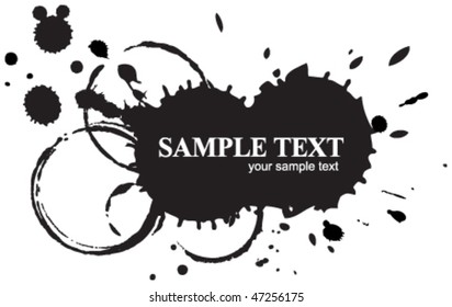 ink blot background