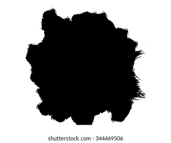 Ink blot splash collection - design template, stock vector - easy to use
