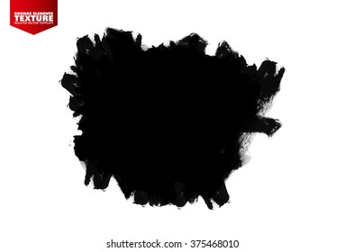 Ink blot splash collection - design template, stock vector - easy to use
