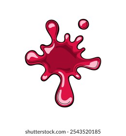 Ink blot splatter vector illustration