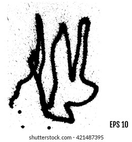 Ink blot Vector
