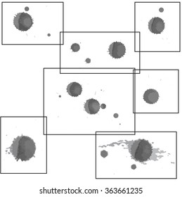 Ink blot Vector Art, Stock Vector