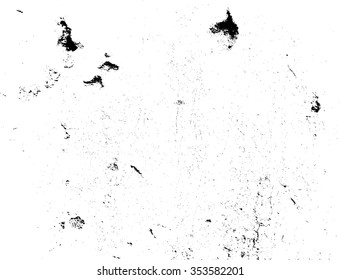 Ink Blots .Distress Texture . Dust Particles Vector Sand Effect . Grunge Background with Film Grain . Black Painted  Overlay Print stamp . Speckled illustration