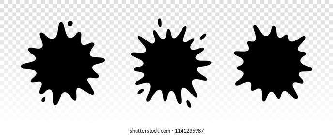 Ink blots. Dripping Paint Set. Dripping liquid. Paint flows. Current paint, stains. Current drops. Ink splashes. Flowing liquid. Stencil drops. Paint splatter. Molten. Black spots. Ink texture. Drops
