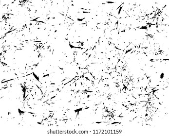 Ink blots Grunge urban background. Texture Vector. Dust overlay distress grain. Black paint splatter , dirty, poster for your design. Hand drawing illustration