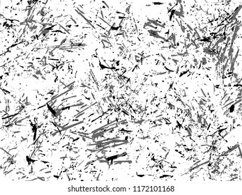 Ink blots Grunge urban background. Texture Vector. Dust overlay distress grain. Black paint splatter, dirty, poster for your design. Hand drawing illustration