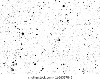 Ink blots Grunge urban background. Texture Vector. Dust overlay distress grain. Black paint splatter, dirty, poster for your design.