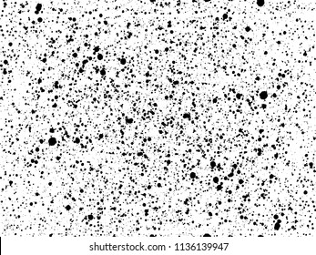 Ink blots Grunge urban background.Texture Vector. Dust overlay distress grain . .Black paint splatter , dirty,poster for your design. Hand drawing illustration