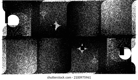 Ink blots Grunge Urban Background.Texture Vector.Dust Overlay Distress Grain ,Simply Place illustration over any Object to Create rough  Effect .Black paint splattered , dirty,poster for your design.