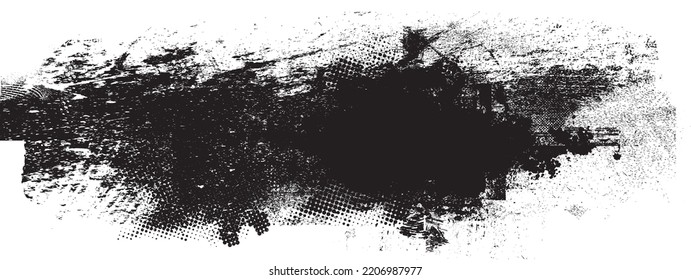 Ink blots Grunge Urban Background.Texture Vector.Dust Overlay Distress Grain ,Simply Place illustration over any Object to Create rough  Effect .Black paint splattered , dirty,poster for your design.