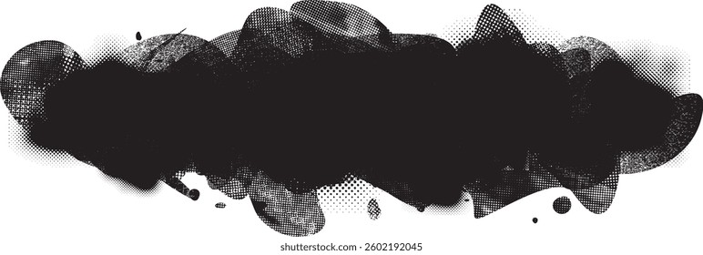 Ink blots Grunge Urban Background.Texture Vector.Dust Overlay Distress Grain ,Simply Place illustration over any Object to Create rough  Effect .Black paint splattered , dirty,poster for your design.
