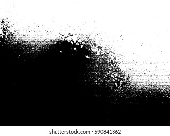 Ink blots Grunge Urban Background.Texture Vector.Dust Overlay Distress Grain ,Simply Place smudge illustration over any Object to Create rough  Effect .Black paint splattered , dirty design element 